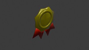 medal icon 4 3D model