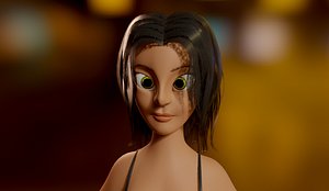 Beatriz Stylized Woman 3D model