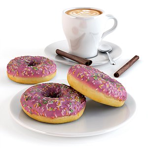 Donuts with Cappuccino
