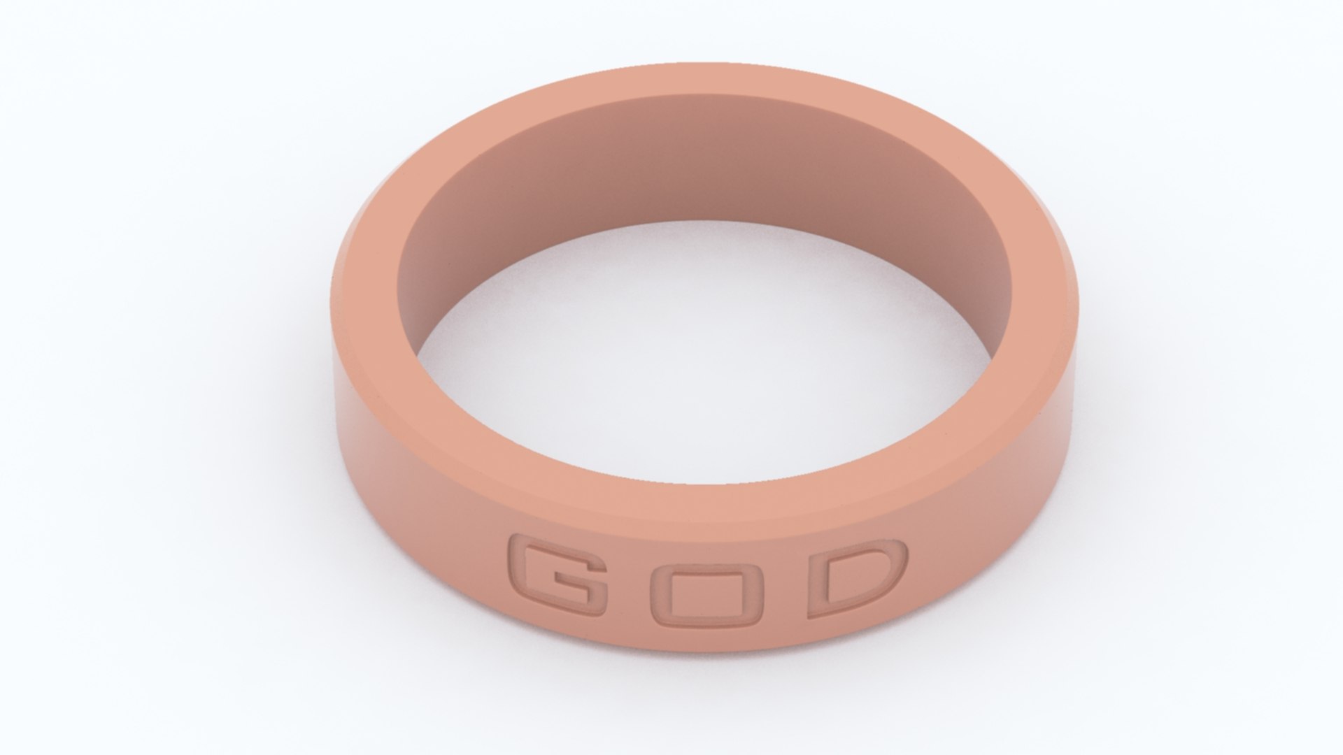 God Ring Silver 3D Model - TurboSquid 1889022