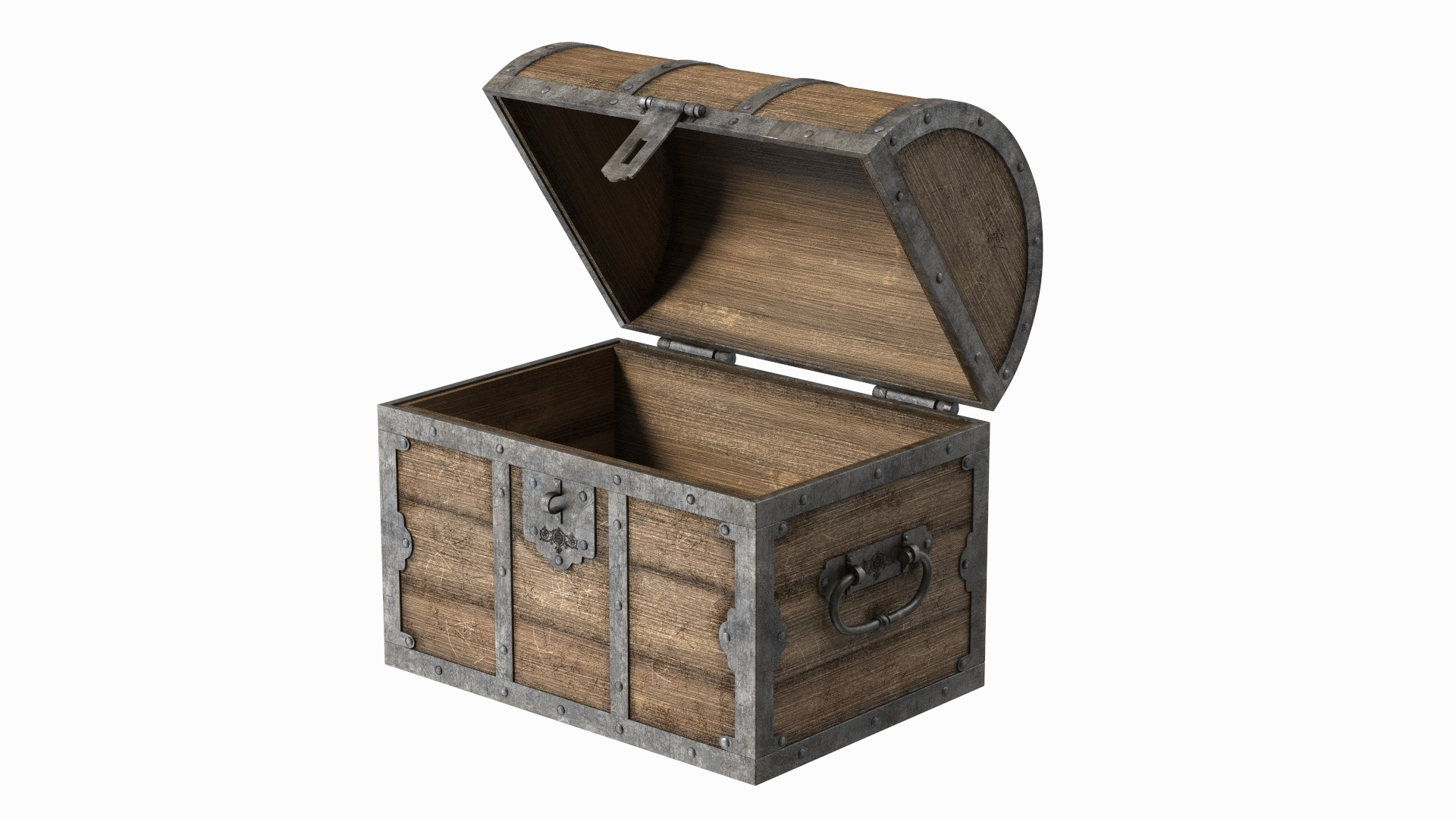 Antique Wooden Chest 3D Model - TurboSquid 2185964