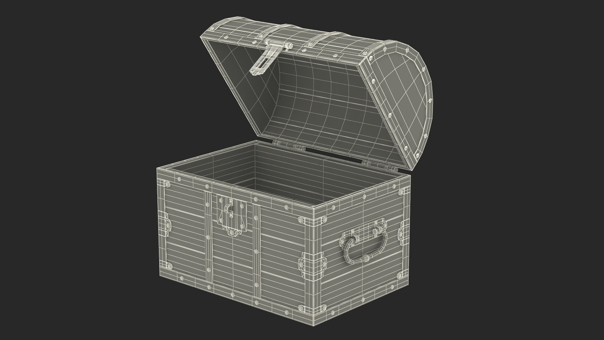 Antique Wooden Chest 3D Model - TurboSquid 2185964