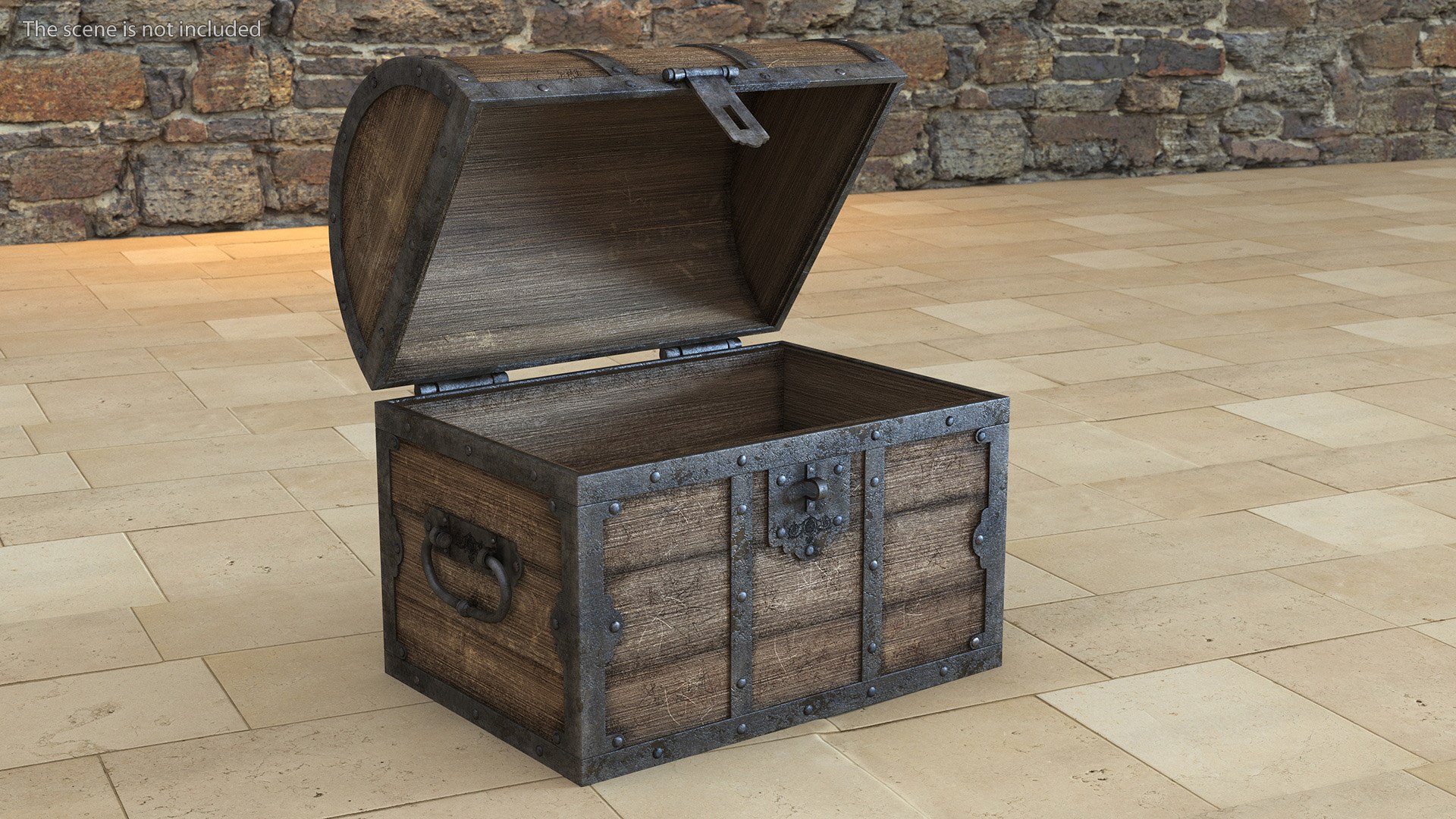 Antique Wooden Chest 3D Model - TurboSquid 2185964