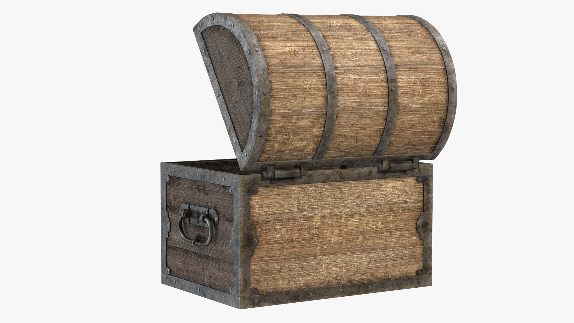 Antique Wooden Chest 3D Model - TurboSquid 2185964