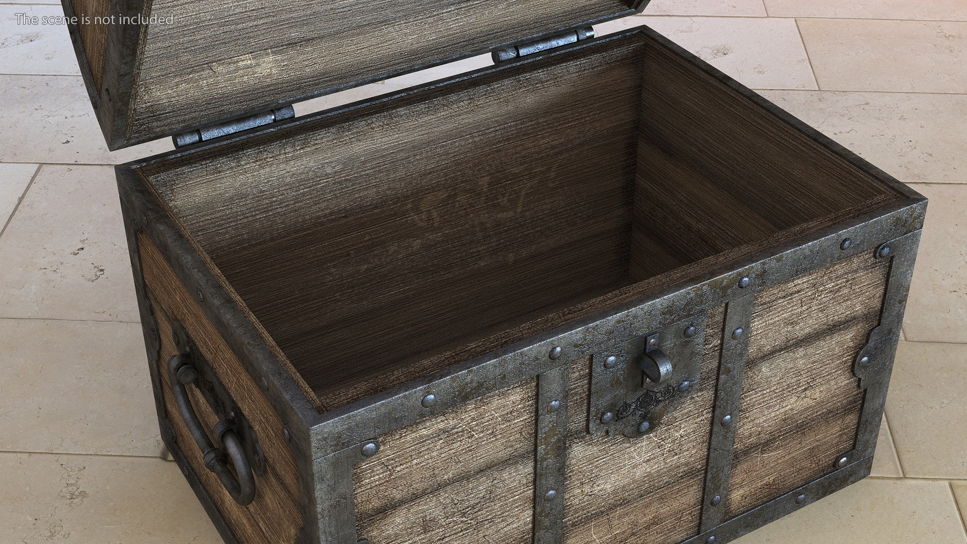 Antique Wooden Chest 3D Model - TurboSquid 2185964