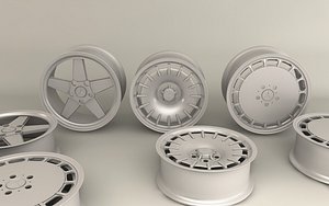 Mercedes Classic Wheels 3ds model