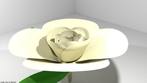 3D flower garden gardenia