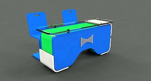 3D model reception table