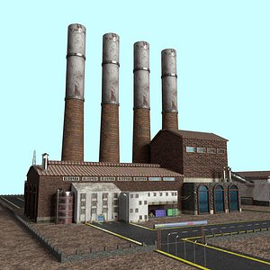 3D model factory buildings