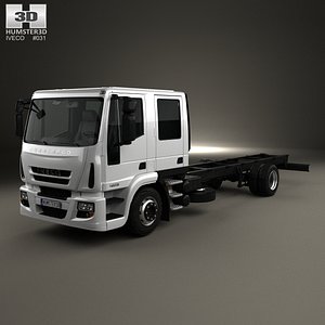 3D iveco eurocargo chassis model