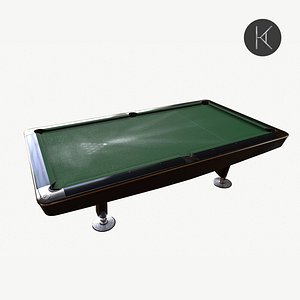 dynamic pool table 3D model