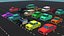 Low poly vehicles - car pack