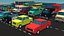 Low poly vehicles - car pack