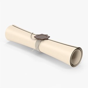 3D Scroll Certificate