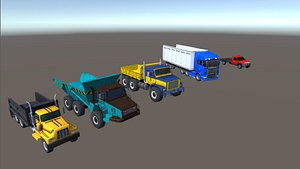 3D industry truck