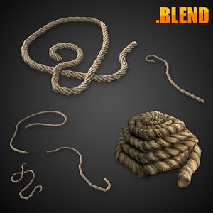 Ropes Game Asset Pack - Various Rope Segments