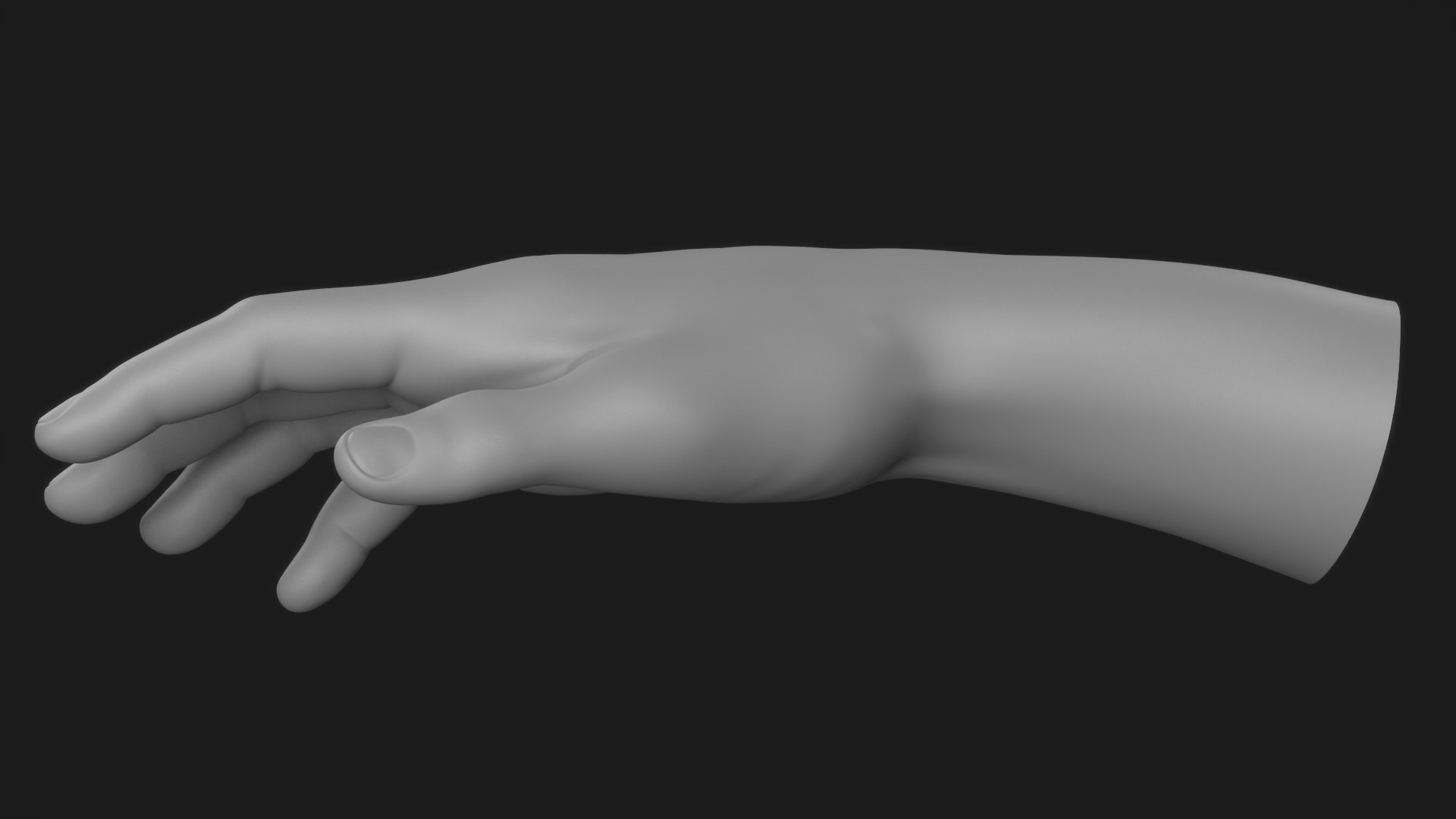 3D Realistic Man Hand - TurboSquid 2014288