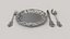 3D silverware x1 cnc silver