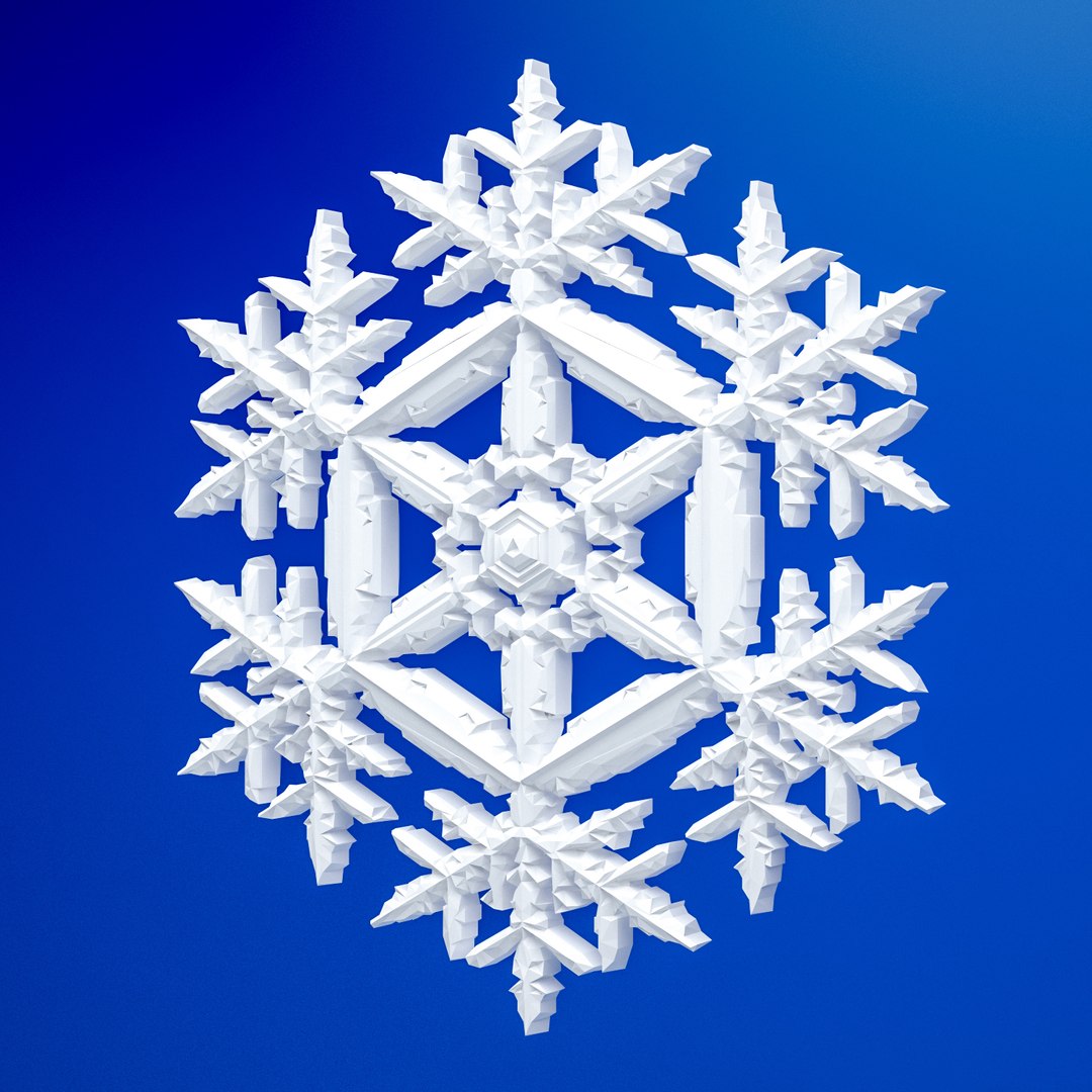 Metal 3D Snowflakes – Createdbyjt