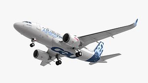 3D Airbus A319neo model