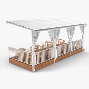 3D model Summer Terrace