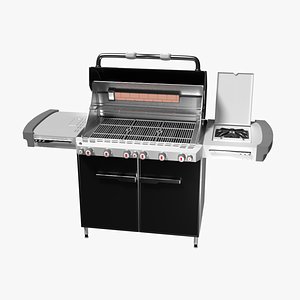 3D barbecue weber summit model
