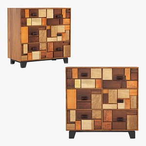 Indian Roayl Funriture Chest Of DrawerA 3D