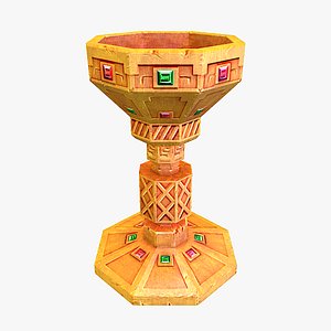 Golden Cup Chalice 3D model
