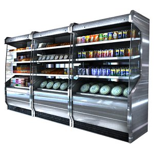 refrigerated airscreen 3d max