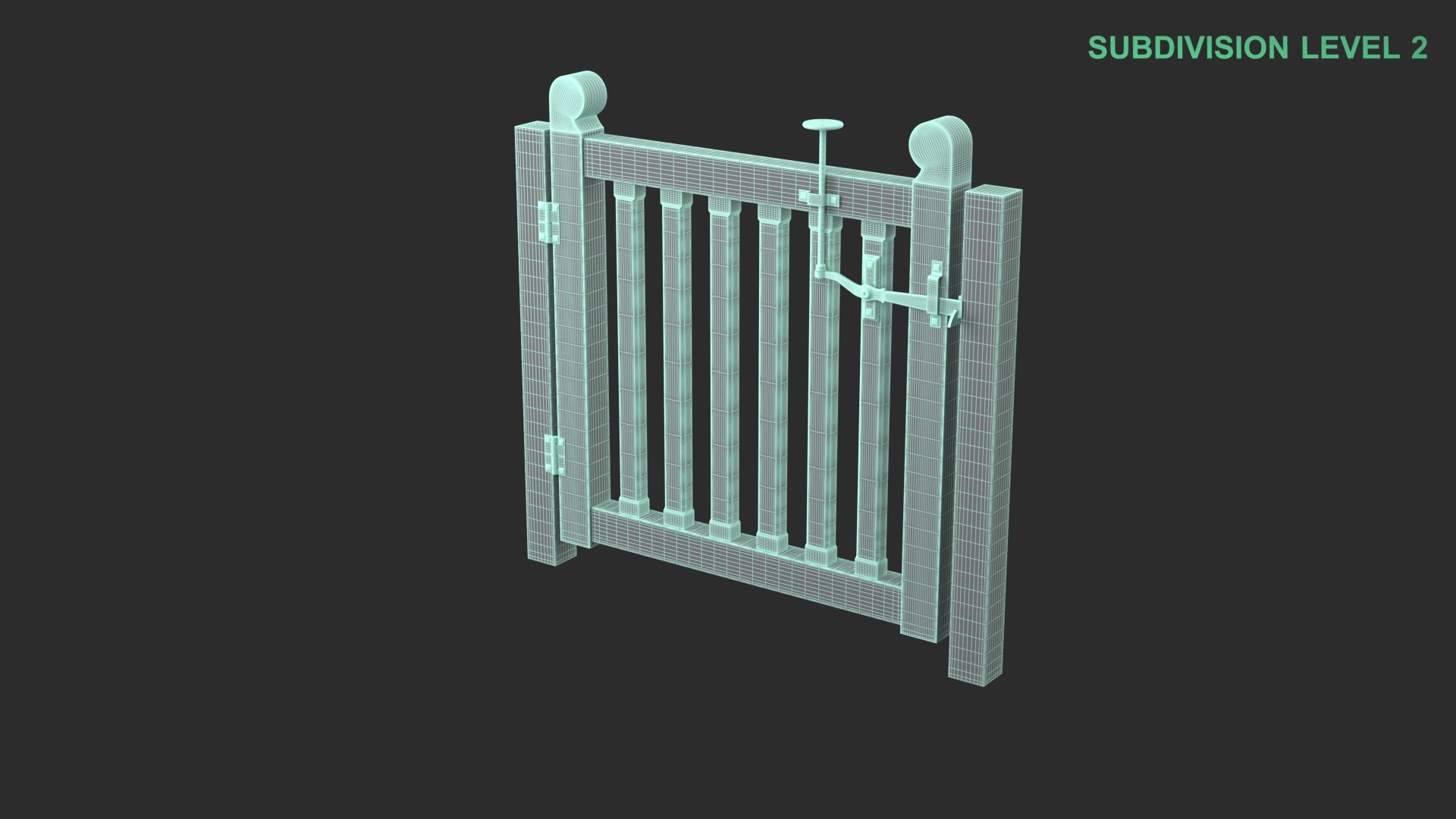 3D Wooden Gate https://p.turbosquid.com/ts-thumb/DT/YFQ8Nr/Ad/wireframe_0001/jpg/1738415768/1920x1080/fit_q87/a76272e16f274920598ce1121037daaea7b87962/wireframe_0001.jpg