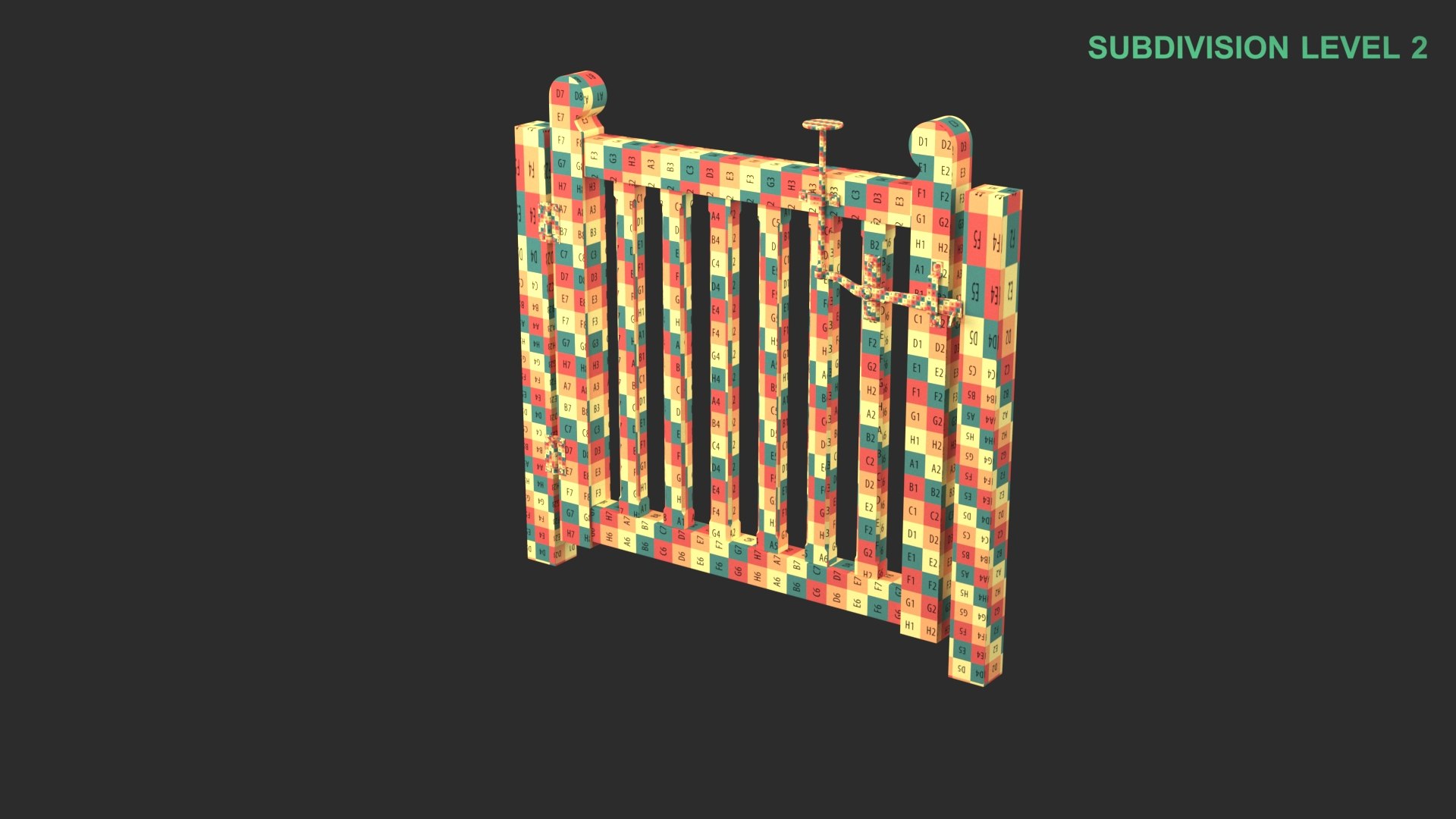 3D Wooden Gate https://p.turbosquid.com/ts-thumb/DT/YFQ8Nr/zq/wireframe_0000/jpg/1738415767/1920x1080/fit_q87/ff47d2d772d81fb701c9376de999f47126af96f9/wireframe_0000.jpg