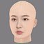 Kim Sae-ron Head - No Hair - Low poly head