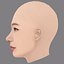 Kim Sae-ron Head - No Hair - Low poly head