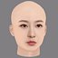 Kim Sae-ron Head - No Hair - Low poly head