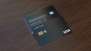 Simple Black Credit Card