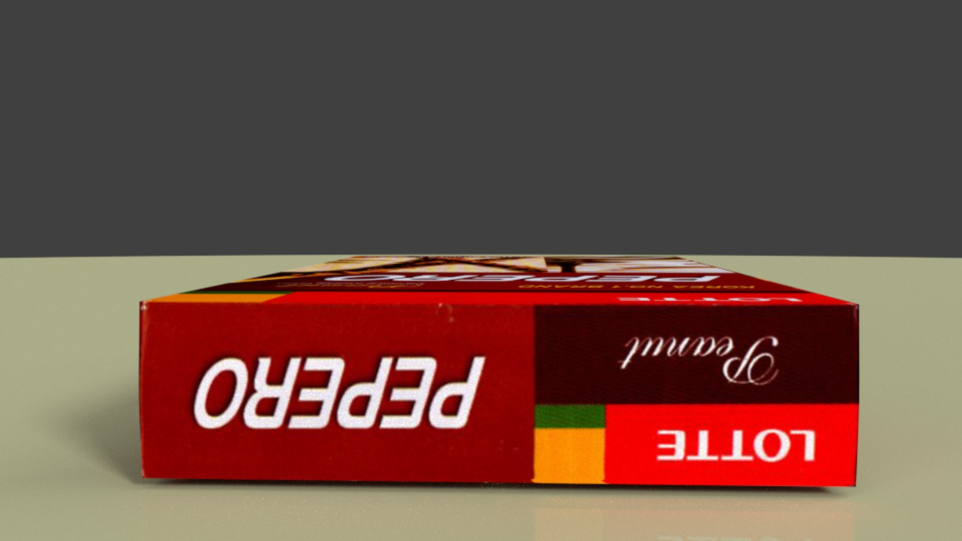3d Lotte Pepero Peanut Model