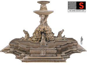 3D salzburg fountain