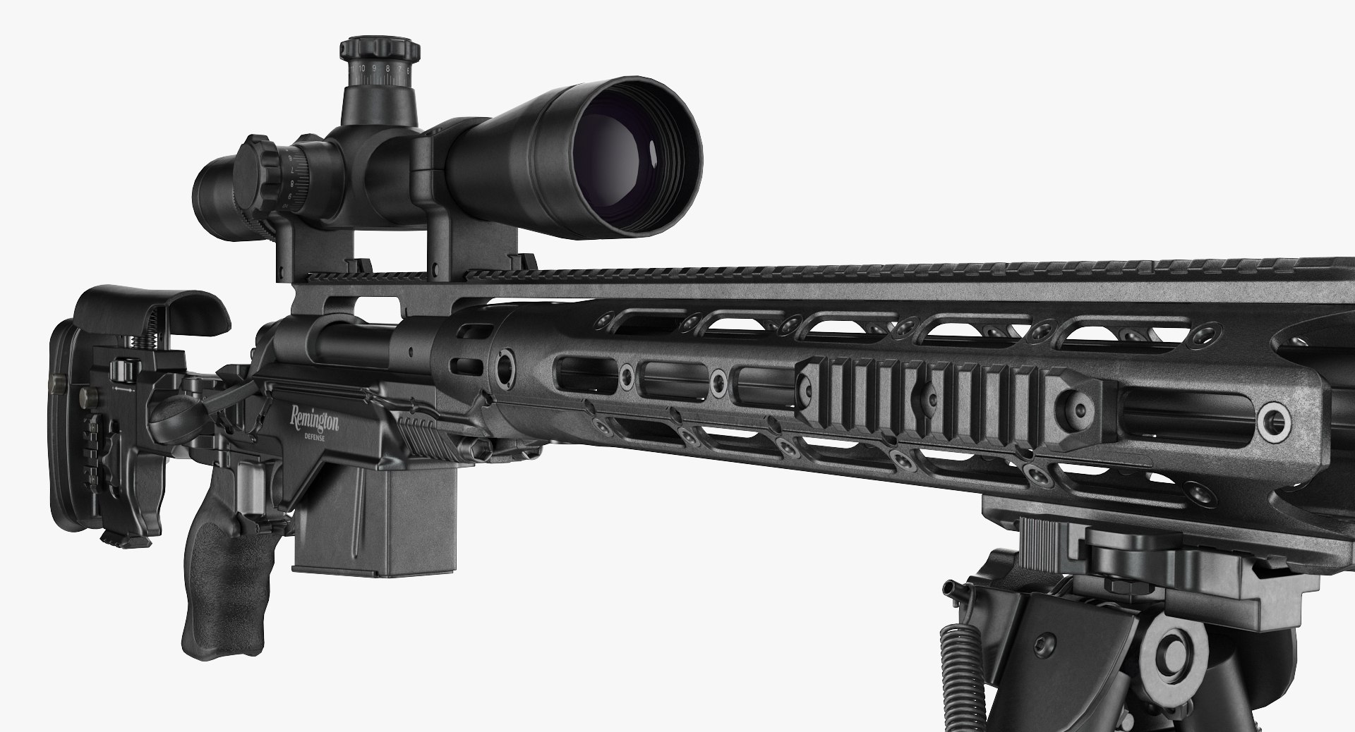 M2010 Enhanced Sniper Rifle 3d Model