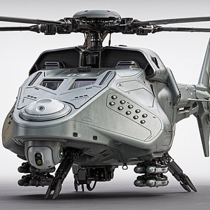 3D model Drone Helicopter
