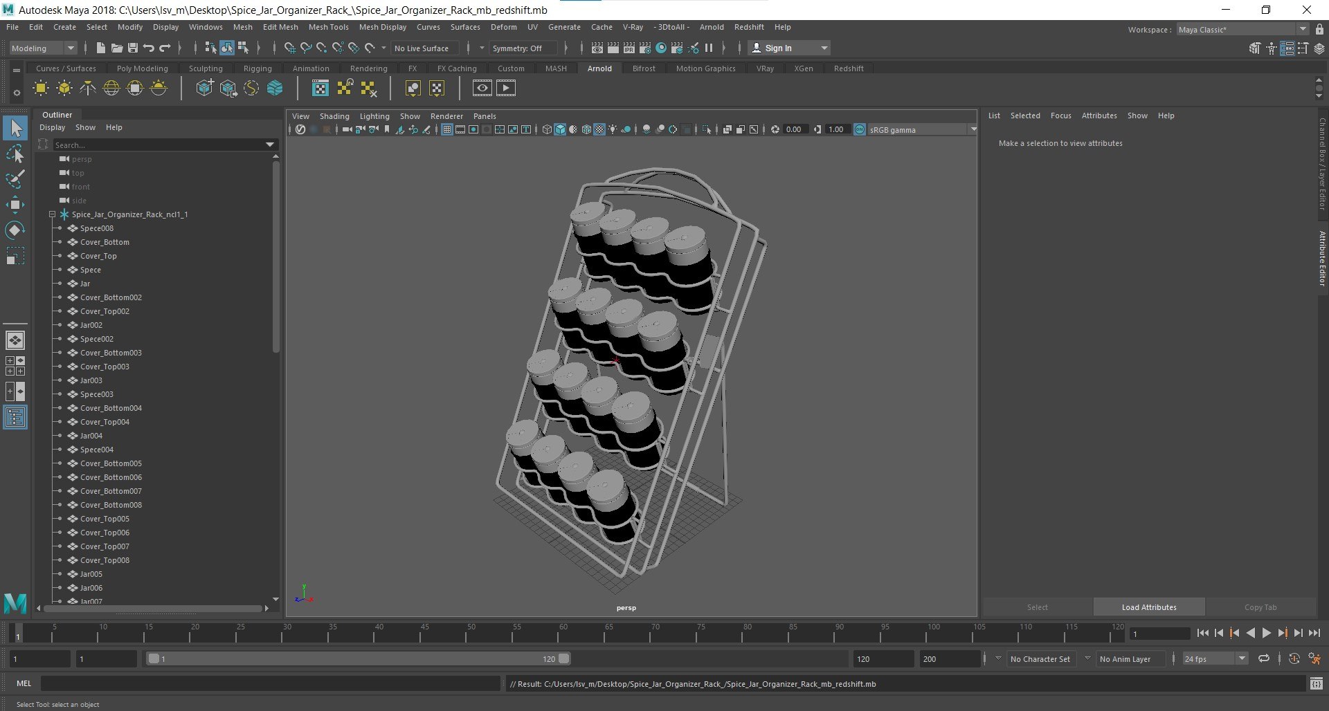 3D Spice Jar Organizer Rack - TurboSquid 2346026