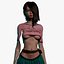 Survivor Girl 1 Gotowa do gry Low-poly 3D