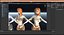 Survivor Girl 1 Gotowa do gry Low-poly 3D
