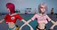 Survivor Girl 1 Gotowa do gry Low-poly 3D