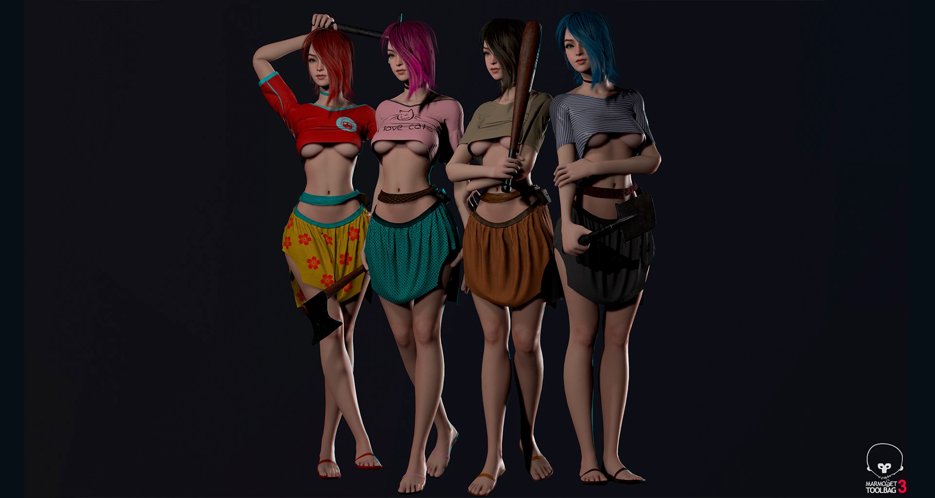 3D Survivor Girl 1 Game Ready Low-poly 3D model https://p.turbosquid.com/ts-thumb/DT/roUZfn/QG/12/jpg/1629402292/1920x1080/fit_q87/8295f767deb66e9528e07a3a69980527257b4152/12.jpg