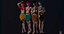 Survivor Girl 1 Gotowa do gry Low-poly 3D