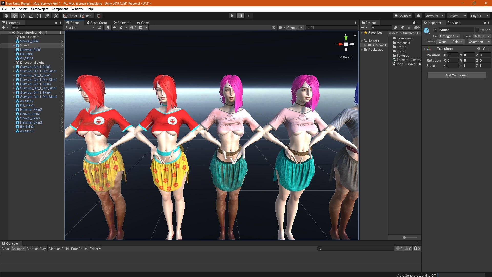 3D Survivor Girl 1 Game Ready Low-poly 3D model https://p.turbosquid.com/ts-thumb/DT/roUZfn/eE/1unity4/jpg/1629402328/1920x1080/fit_q87/d5b62eabcfdacc6440482252e353198b29354605/1unity4.jpg