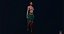 Survivor Girl 1 Gotowa do gry Low-poly 3D