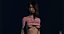 Survivor Girl 1 Gotowa do gry Low-poly 3D