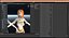 Survivor Girl 1 Gotowa do gry Low-poly 3D