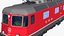 3D sbb re 6-6 - swiss electric locomotive
